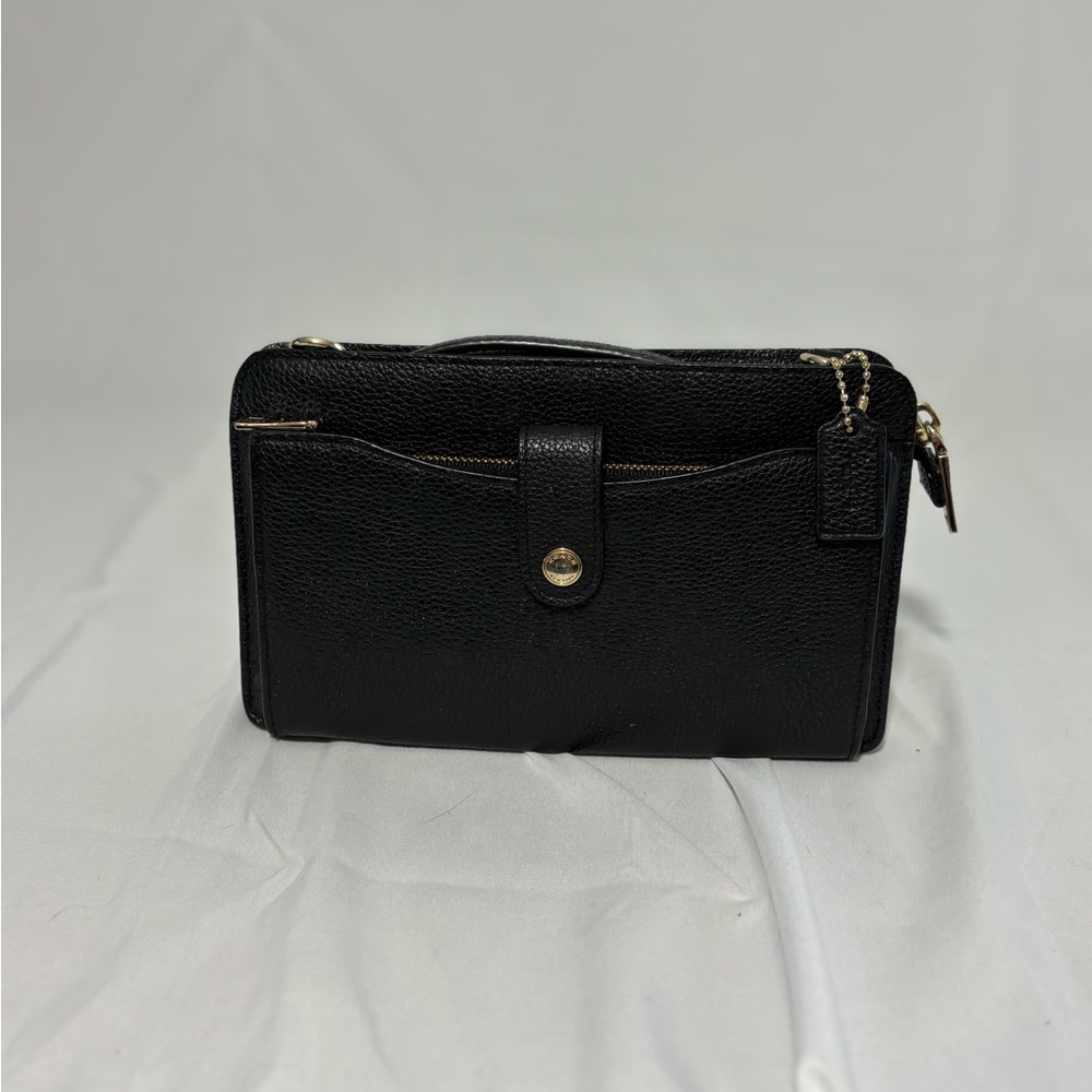 Coach Black Leather Wallet